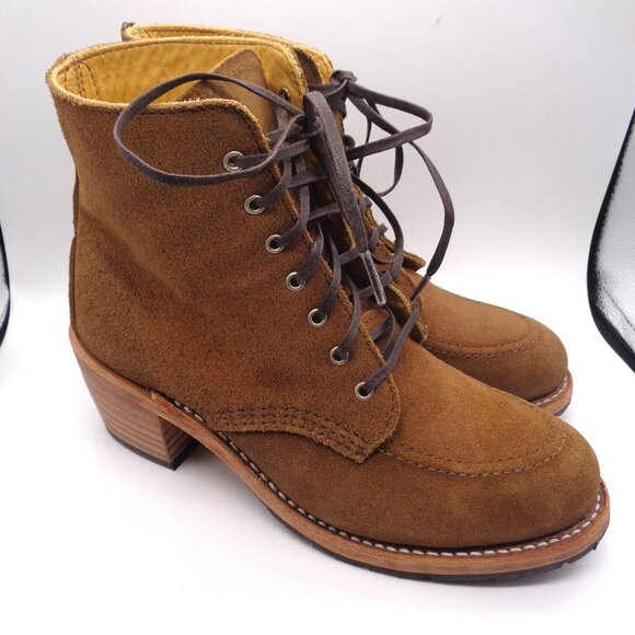 Red Wing Shoes Shoes - Women's RED WING CLARA Brown Lace Up BOOTS 3403 Sz 8 B
